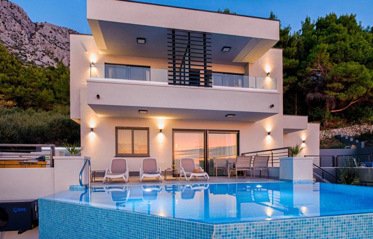 Villa Leona A Luxury Villa Near Makarska, Heated Pool Živogošće Exterior foto